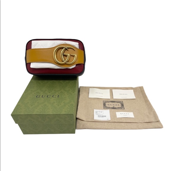 Gucci GG Marmont Cosmetic Case New Sakai Dahlia Pouch Clutch Wristlet - Picture 8 of 16